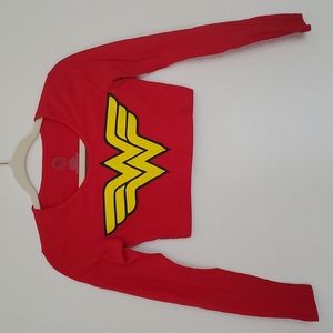 S DC Comics Wonder Woman Crop Top